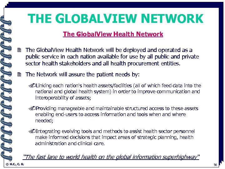 THE GLOBALVIEW NETWORK The Global. View Health Network. 2 The Global. View Health Network