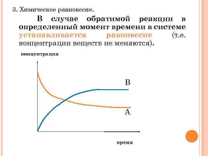 Химическое равновесие в системе