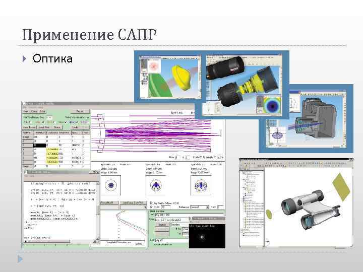 Применения сапр