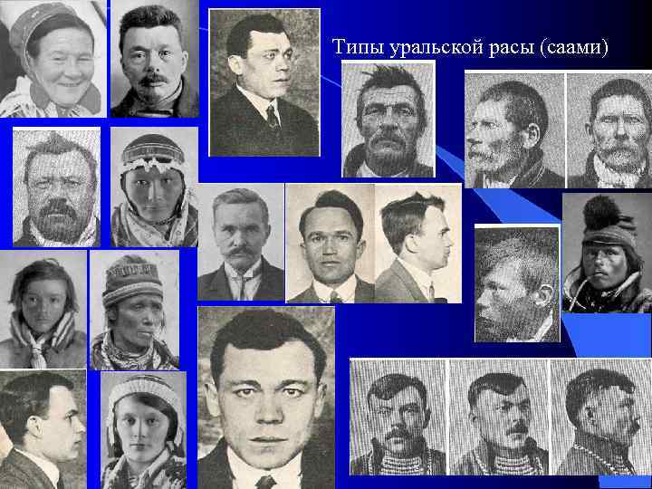  Типы уральской расы (саами) 