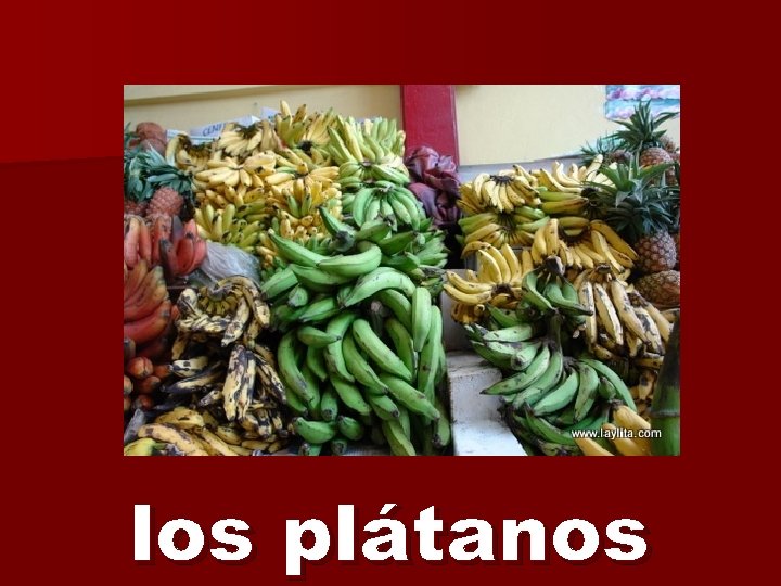 los plátanos 