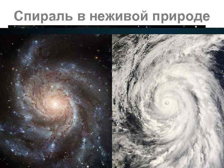 Спираль в неживой природе 