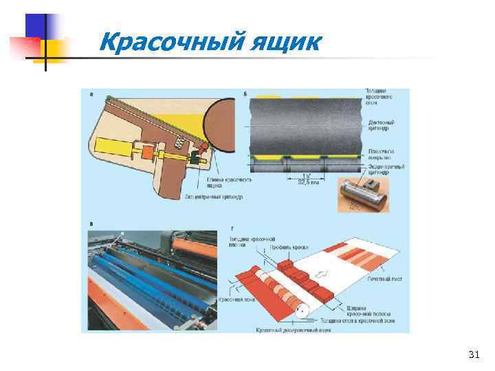 Красочный ящик 31 