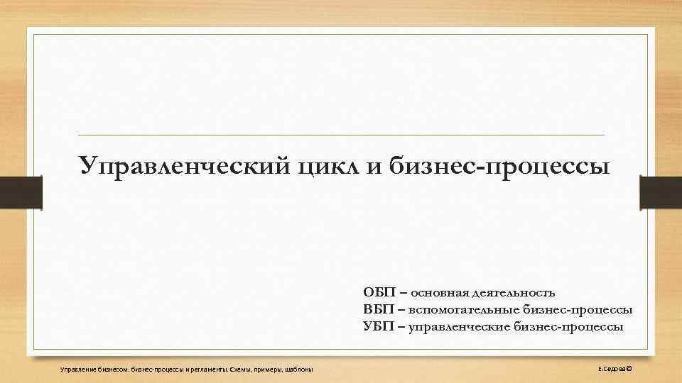 Квалификация пользователя. Цикл управленческой деятельности.