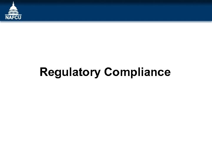 Regulatory Compliance 