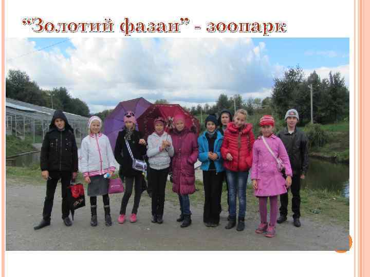 “Золотий фазан” - зоопарк 