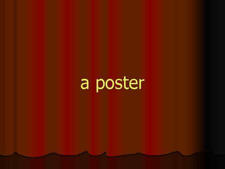 a poster 