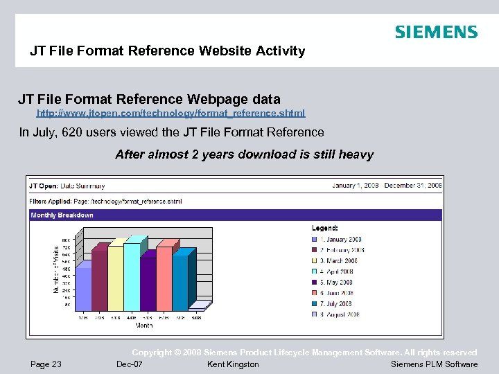 JT File Format Reference Website Activity JT File Format Reference Webpage data http: //www.