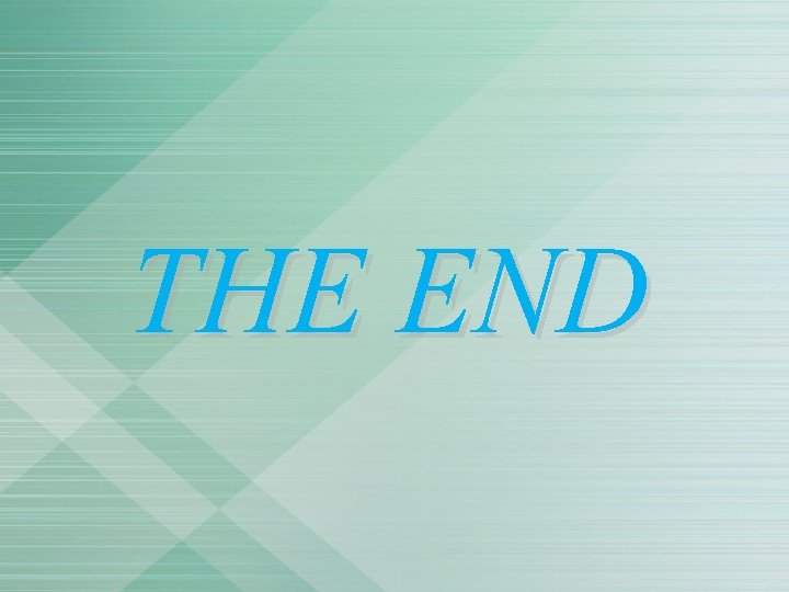 THE END 