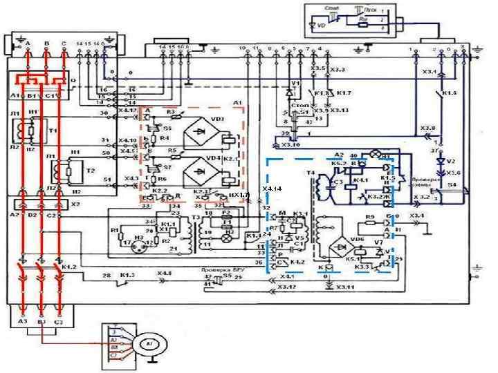 Схема пускателя пви 125