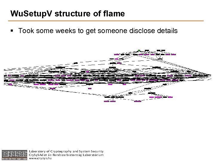 Wu. Setup. V structure of flame § Took some weeks to get someone disclose