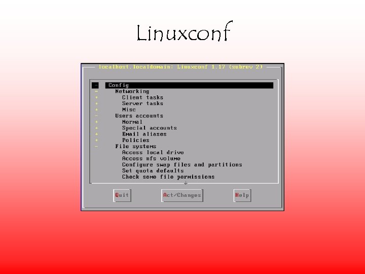 Linuxconf 