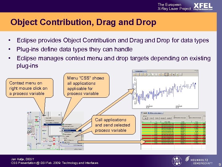 The European X-Ray Laser Project XFEL X-Ray Free-Electron Laser Object Contribution, Drag and Drop