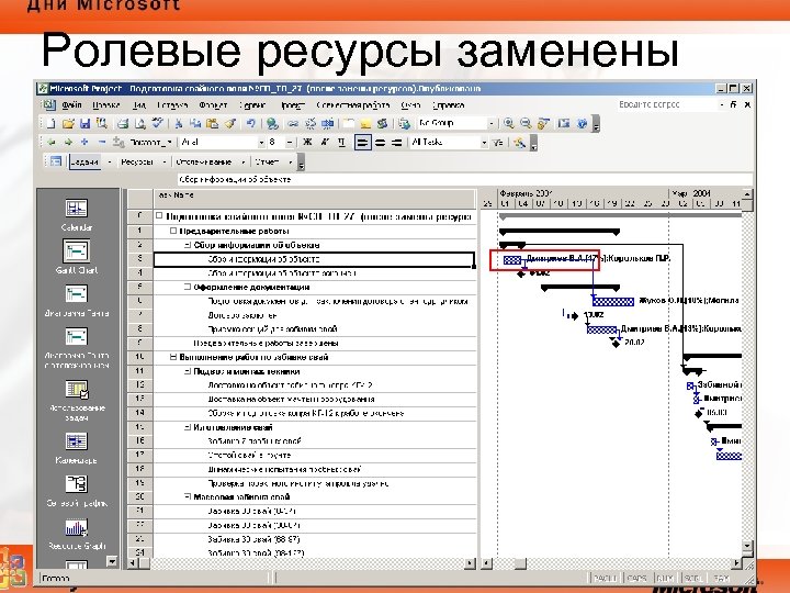Ролевые ресурсы заменены 