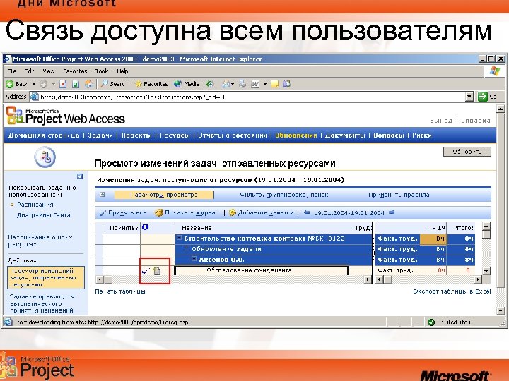 Связь доступна всем пользователям 