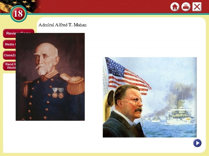 Admiral Alfred T. Mahan 