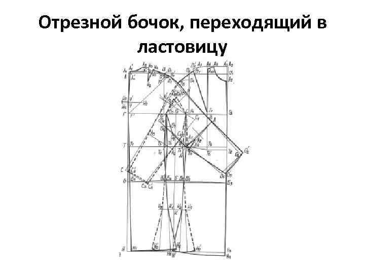 Отрезной бочок, переходящий в ластовицу 