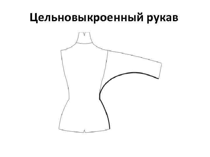 Цельновыкроенный рукав 