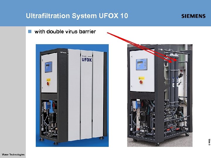 Ultrafiltration System UFOX 10 n with double virus barrier Slide 3 Water Technologies 