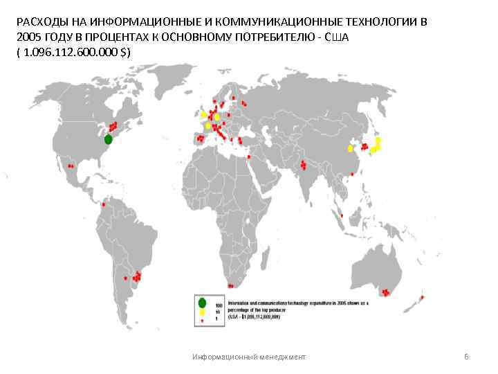 РАСХОДЫ НА ИНФОРМАЦИОННЫЕ И КОММУНИКАЦИОННЫЕ ТЕХНОЛОГИИ В 2005 ГОДУ В ПРОЦЕНТАХ К ОСНОВНОМУ ПОТРЕБИТЕЛЮ