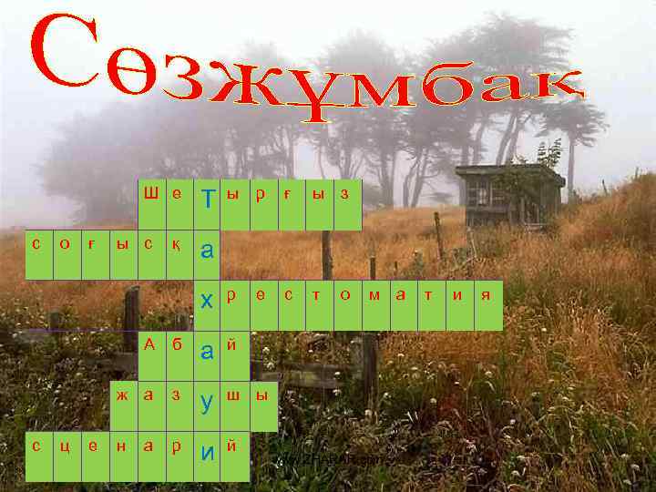 Ш е о ғ ы с қ р ғ ы з х с ы