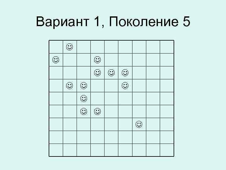 Вариант 1, Поколение 5 