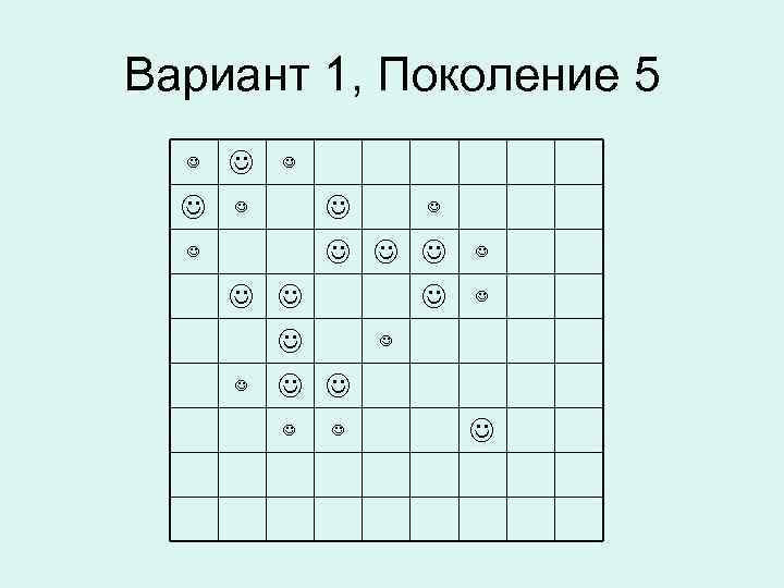 Вариант 1, Поколение 5 