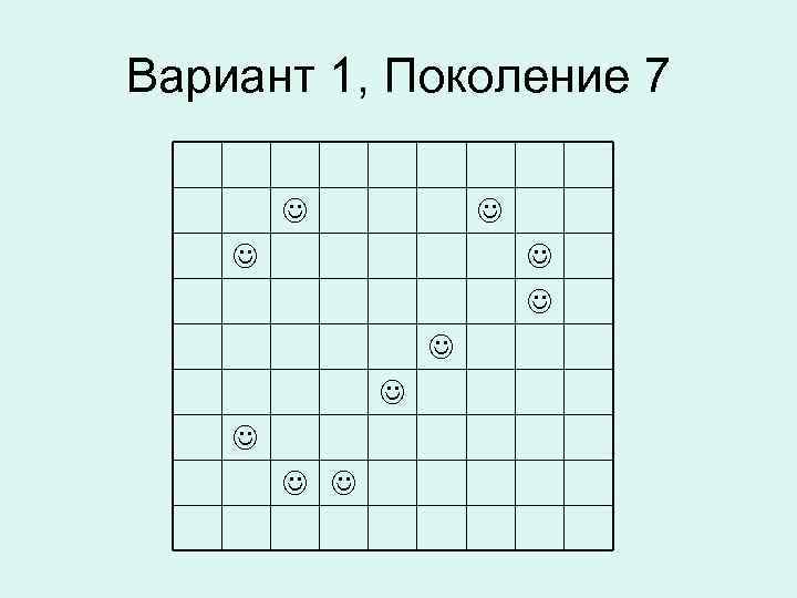 Вариант 1, Поколение 7 