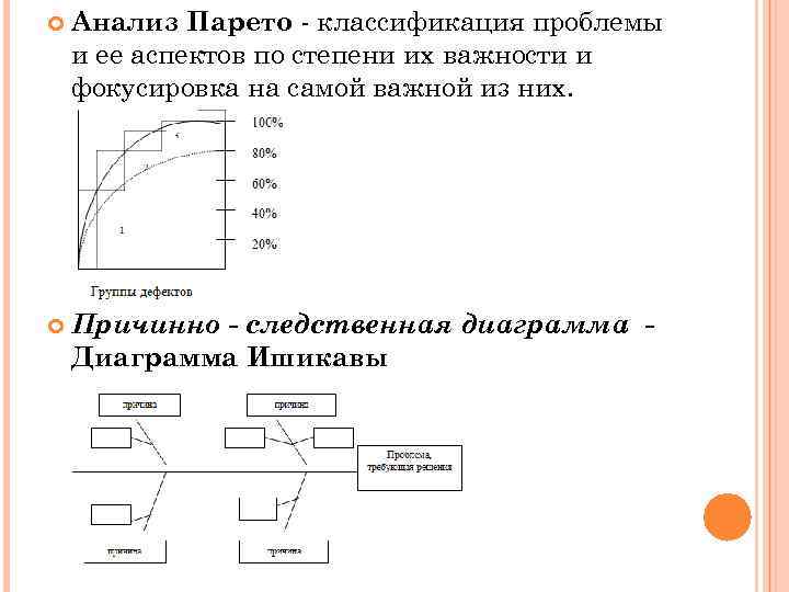  Анализ Парето - классификация проблемы и ее аспектов по степени их важности и