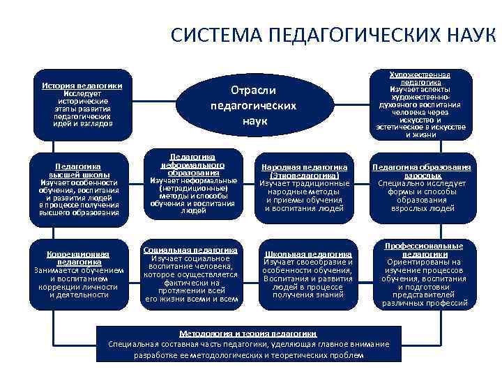 СИСТЕМА ПЕДАГОГИЧЕСКИХ НАУК История педагогики Исследует исторические этапы развития педагогических идей и взглядов Педагогика