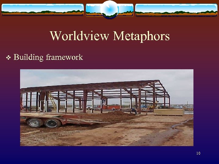 Worldview Metaphors v Building framework 10 