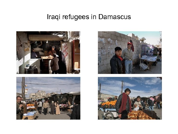 Iraqi refugees in Damascus 