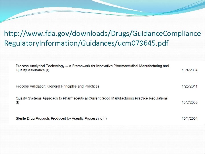 http: //www. fda. gov/downloads/Drugs/Guidance. Compliance Regulatory. Information/Guidances/ucm 079645. pdf 