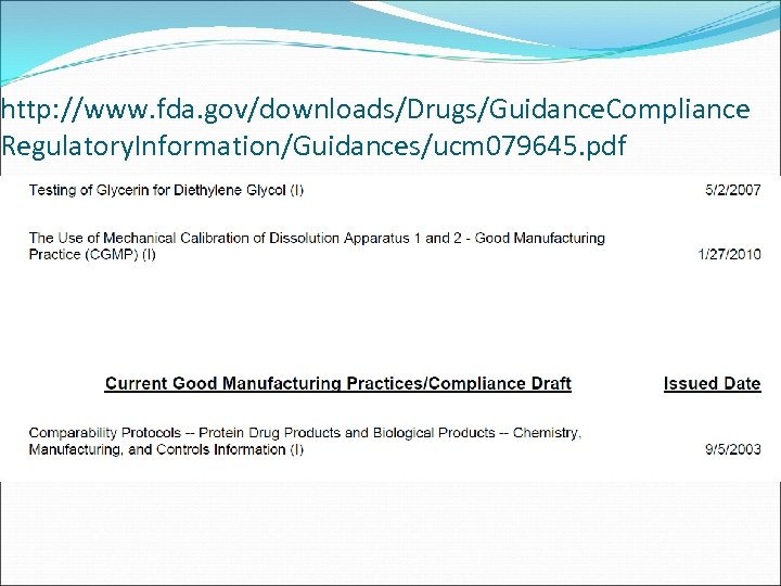 http: //www. fda. gov/downloads/Drugs/Guidance. Compliance Regulatory. Information/Guidances/ucm 079645. pdf 