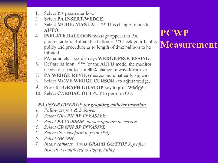 PCWP Measurement 