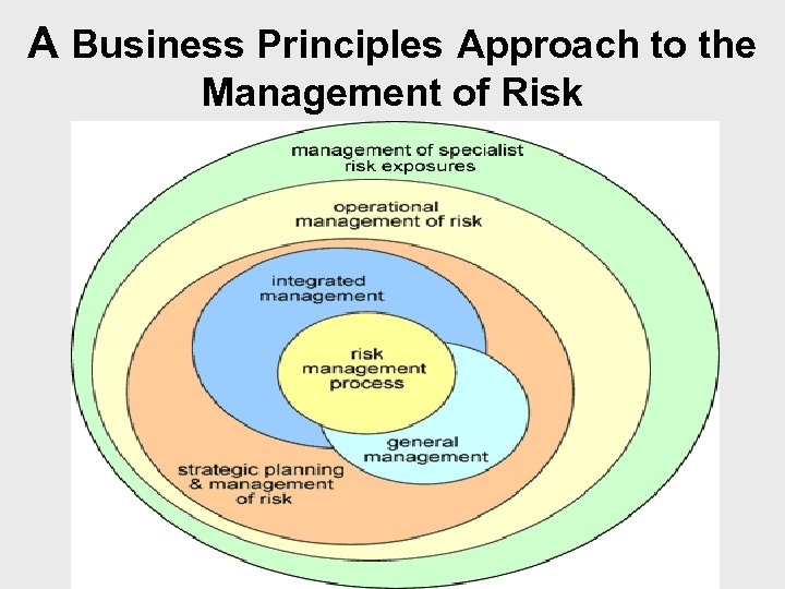 A Business Principles Approach to the Management of Risk 