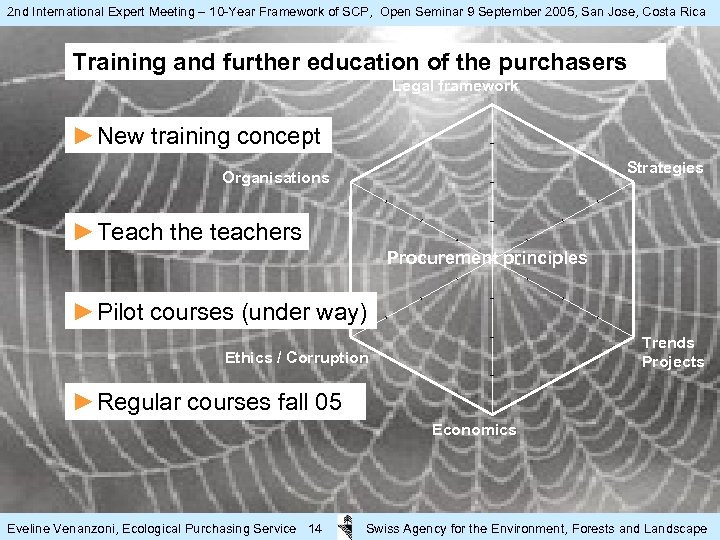 2 nd International Expert Meeting – 10 -Year Framework of SCP, Open Seminar 9