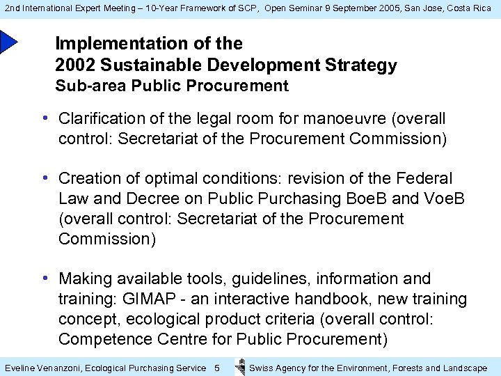 2 nd International Expert Meeting – 10 -Year Framework of SCP, Open Seminar 9