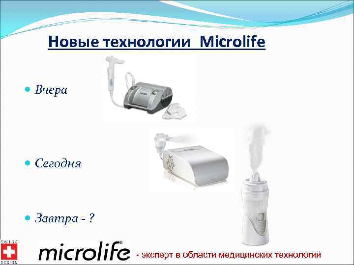 Новые технологии Microlife Вчера Сегодня Завтра - ? - эксперт в области медицинских технологий