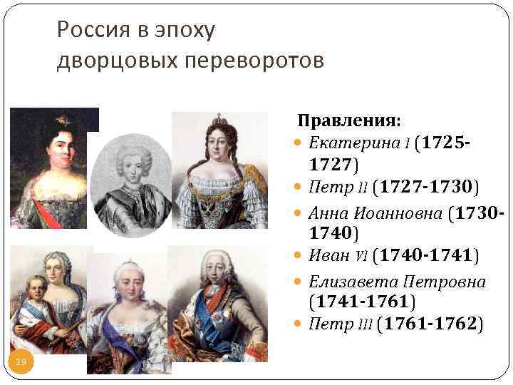 Рисунок дворцовые перевороты