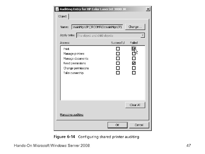 Hands-On Microsoft Windows Server 2008 47 