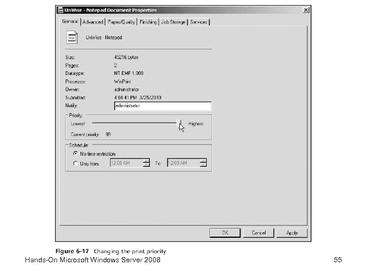 Hands-On Microsoft Windows Server 2008 55 