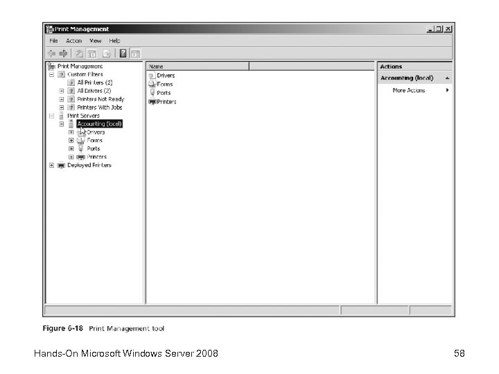 Hands-On Microsoft Windows Server 2008 58 