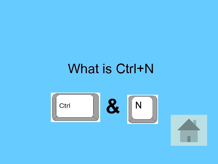 What is Ctrl+N & 