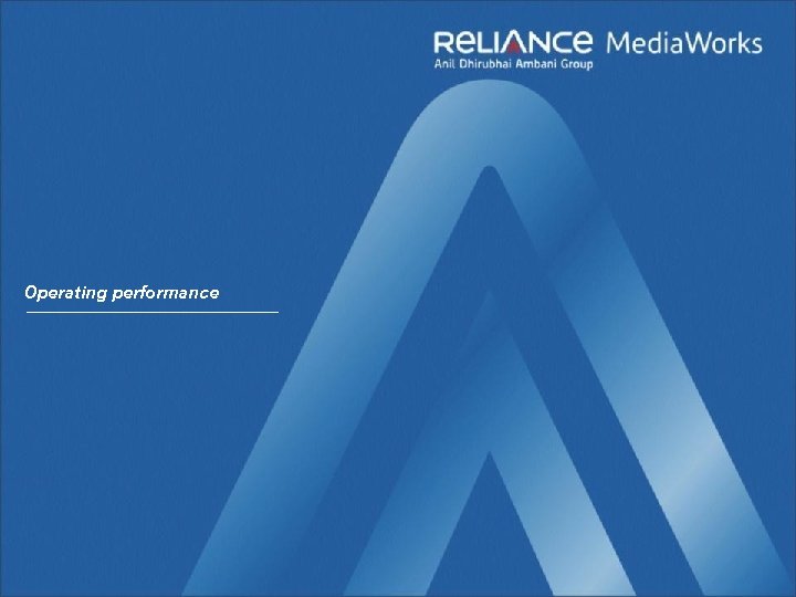 Operating performance 