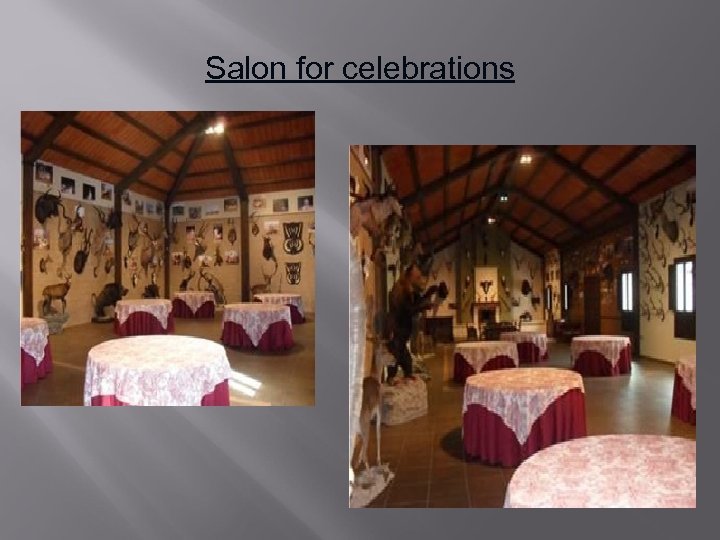 Salon for celebrations 