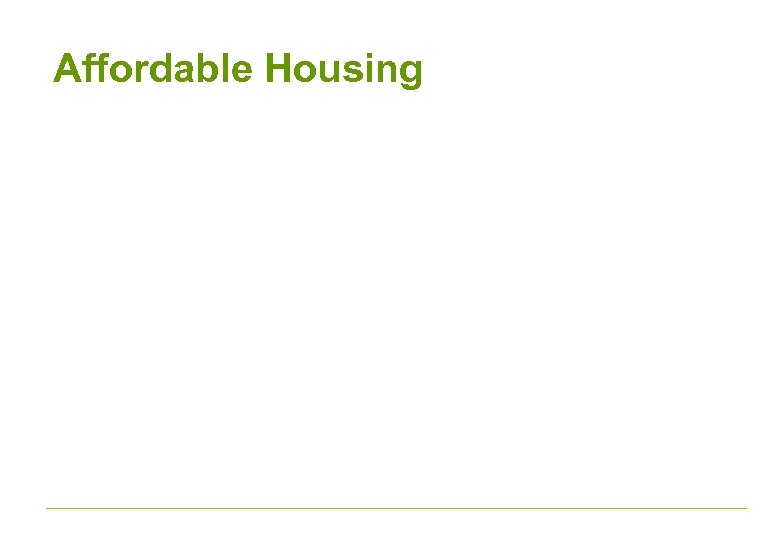 Affordable Housing 