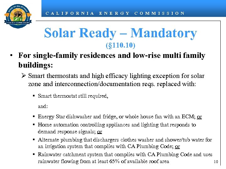 C A L I F O R N I A E N E R