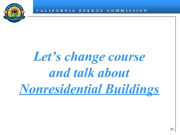 C A L I F O R N I A E N E R