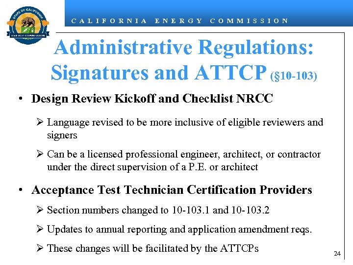 C A L I F O R N I A E N E R